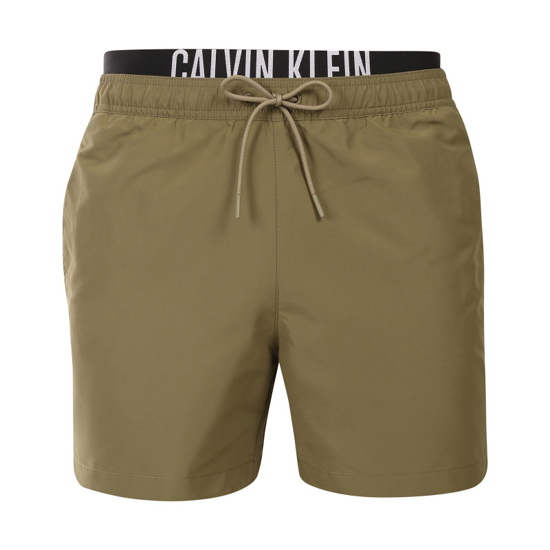 Pánské plavky Calvin Klein zelené (KM0KM01093-LB6) XL