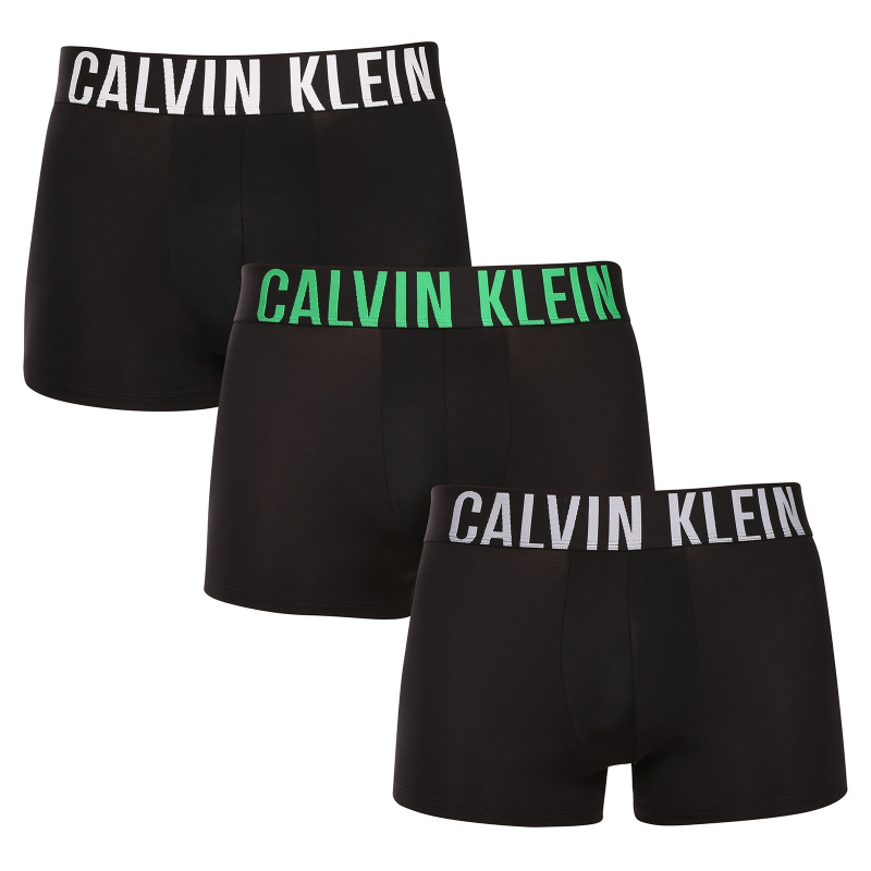 3PACK pánské boxerky Calvin Klein černé (NB3775A-VPA) L, trenky / trenýrky