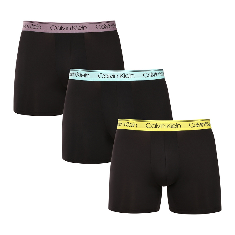 3PACK pánské boxerky Calvin Klein černé (NB2570A-VT5) M, trenky / trenýrky