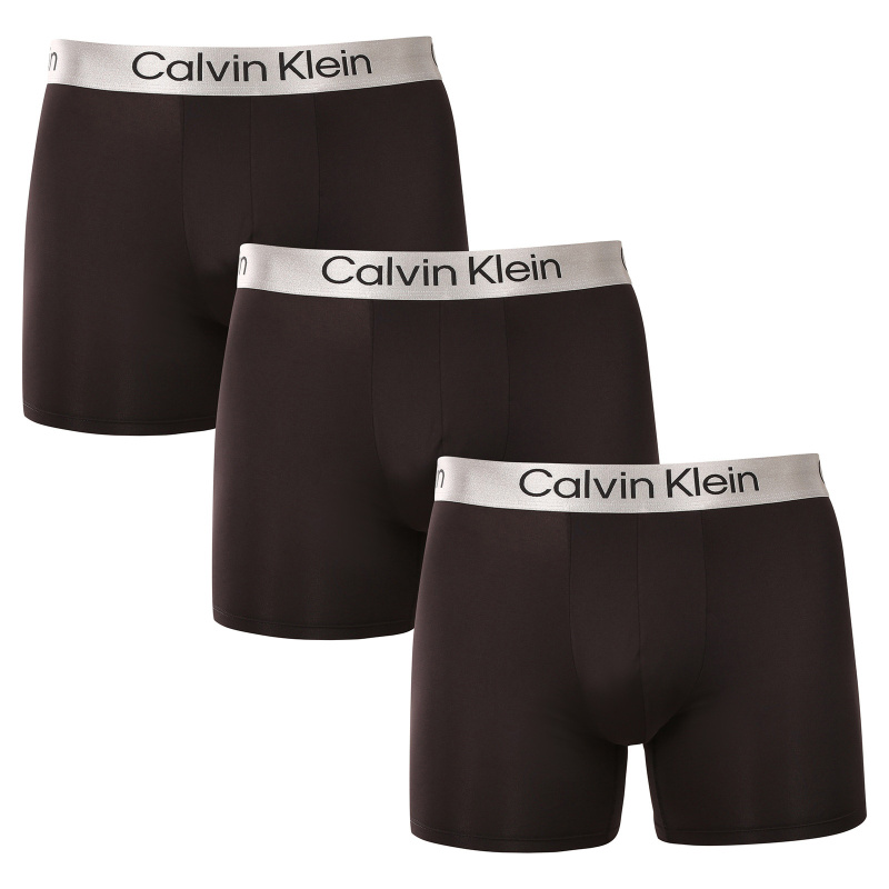 3PACK pánské boxerky Calvin Klein černé (NB4124-UB1) 4XL, trenky / trenýrky