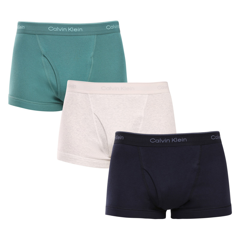 3PACK pánské boxerky Calvin Klein vícebarevné (NB4002A-VQV) XXL, trenky / trenýrky