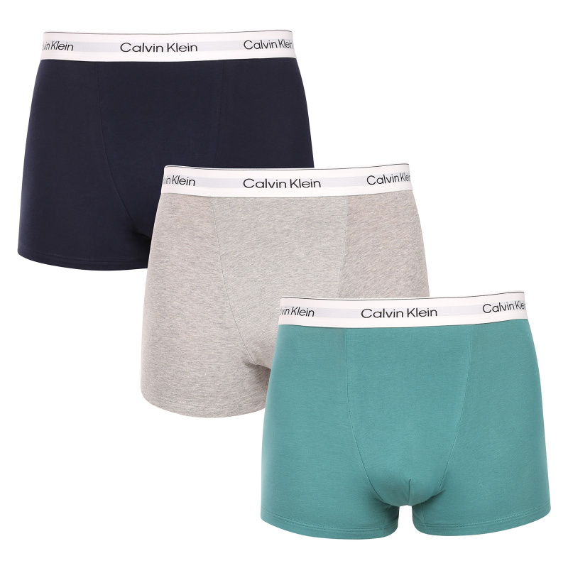 3PACK pánské boxerky Calvin Klein vícebarevné (NB4286-VR1) XXL, trenky / trenýrky