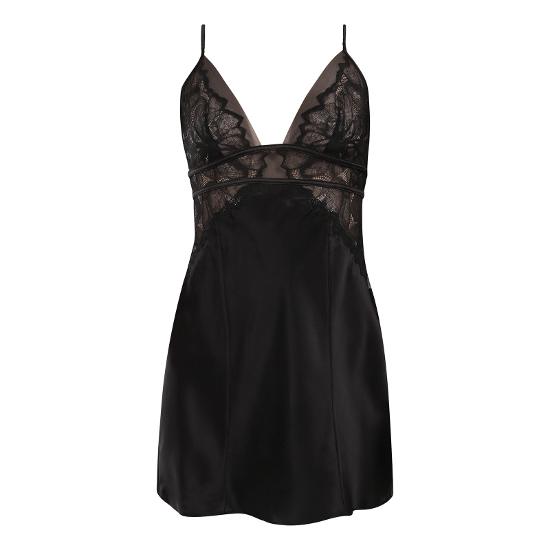 Dámská noční košile Calvin Klein černá (QS7323-UB1) XL