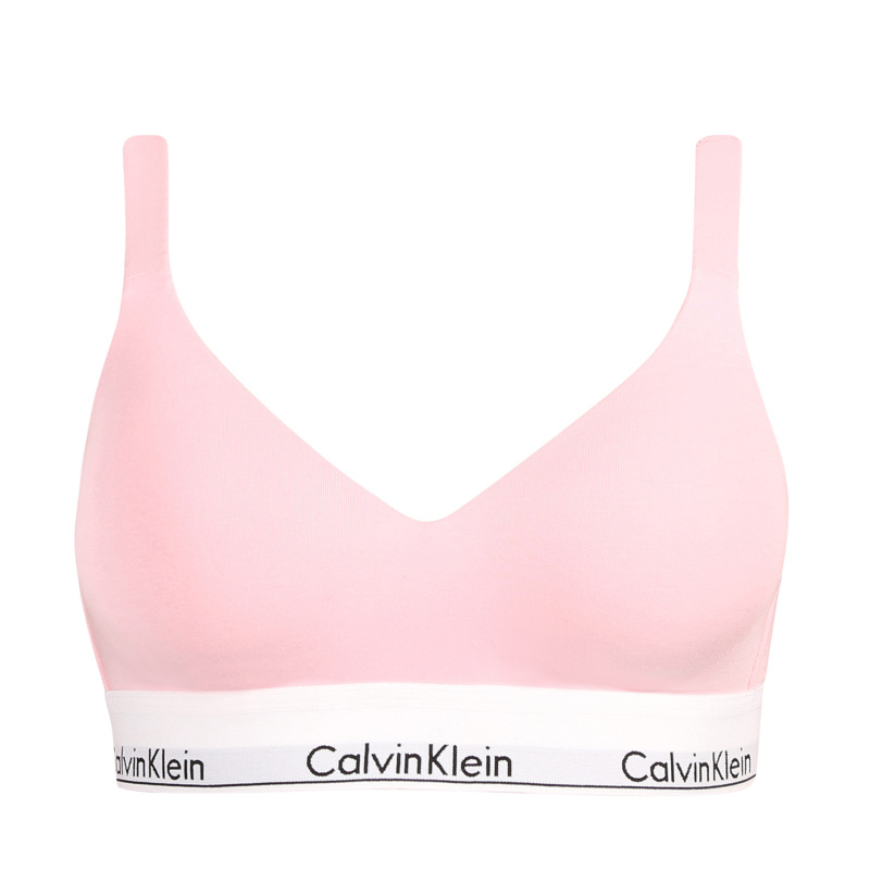 Dámská podprsenka Calvin Klein růžová (QF7900E-SQL) S