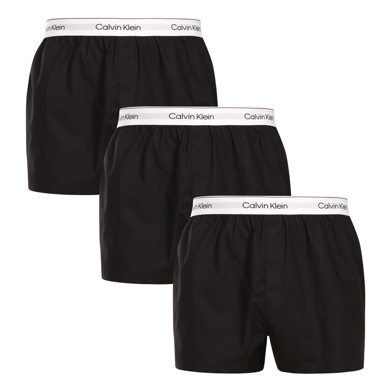 3PACK pánské trenky Calvin Klein černé (NB4267-UB1) 4XL, trenýrky