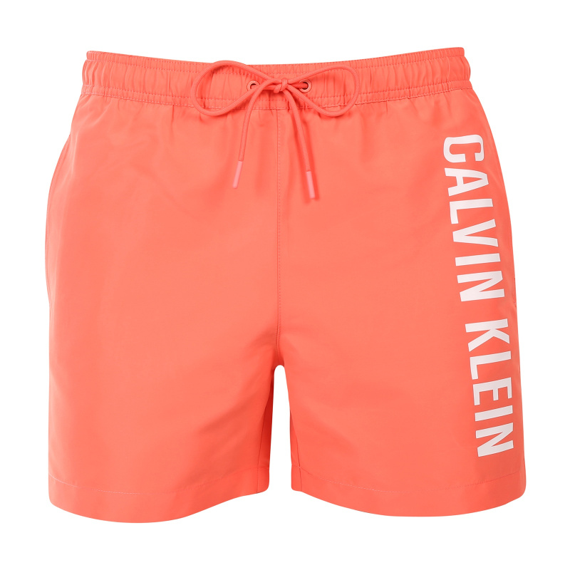 Pánské plavky Calvin Klein růžové (KM0KM01092-U07) 3XL