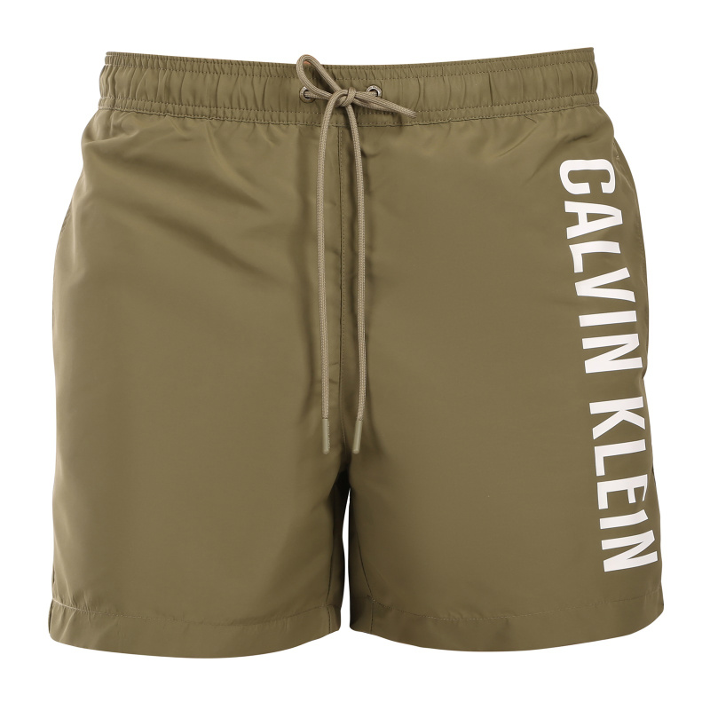 Pánské plavky Calvin Klein zelené (KM0KM01092-LB6) XL