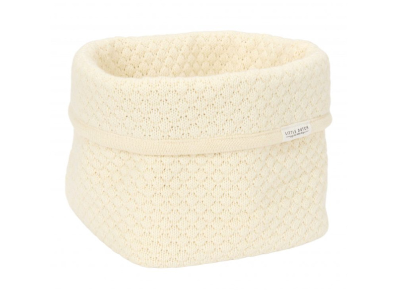Little Dutch Košík pletený malý Pure Soft White