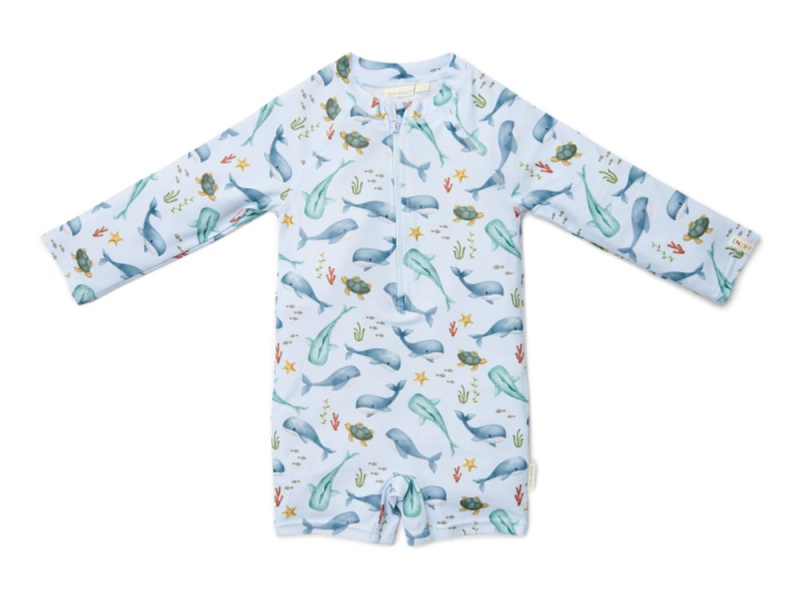 Little Dutch Plavky dlouhý rukáv Ocean Sea Life vel. 98/104