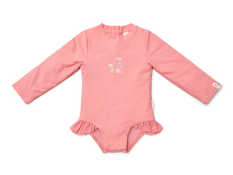 Little Dutch Plavky dlouhý rukáv Sunny Flowers Rouge vel. 86/92