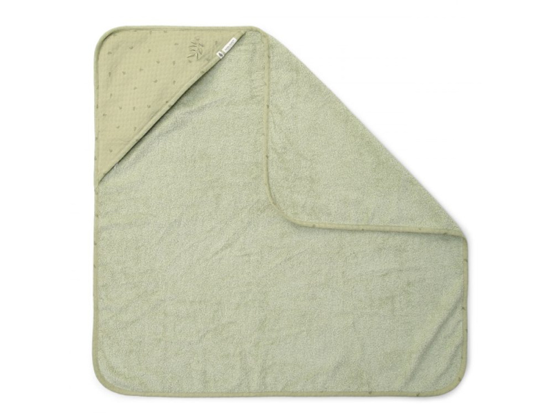 Little Dutch Osuška s kapucí 100x100 cm Pure Sage