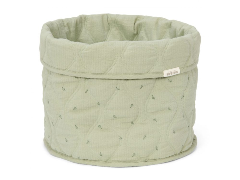 Little Dutch Košík textilní oboustranný velký Pure Sage