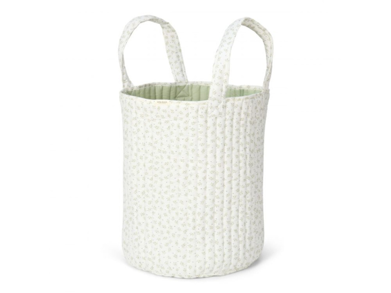 Little Dutch Košík textilní oboustranný extra velký Blueberry Leaves