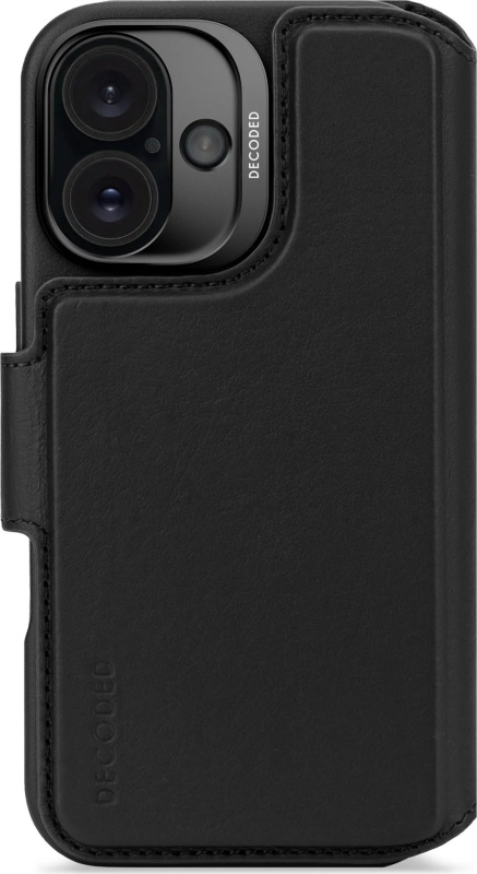Decoded Ochranné na iPhone 16 - Decoded, Detachable Wallet Black