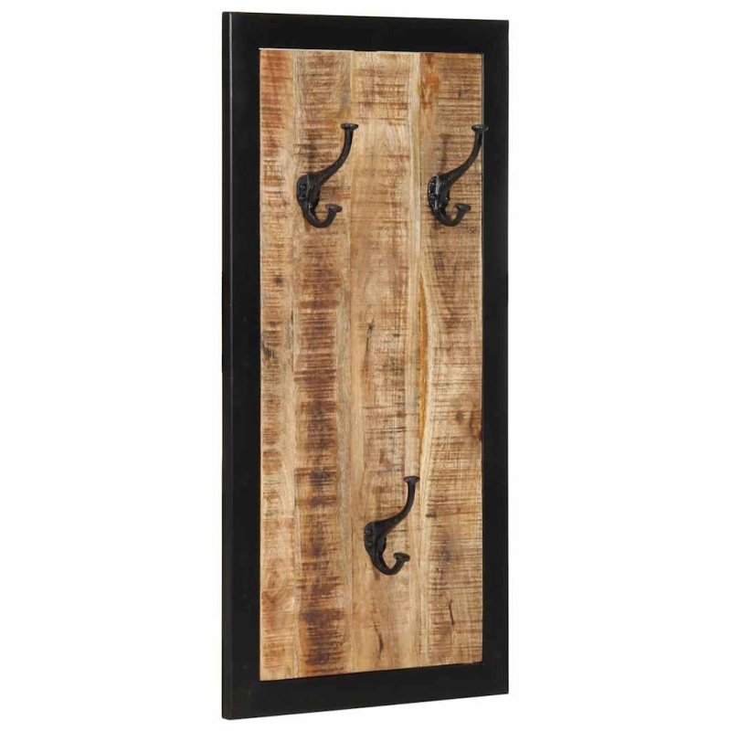 Věšák Na Kabáty 40X2X80 Cm Masivní Hrubý Mangovník - masivní hrubé mangovníkové dřevo
