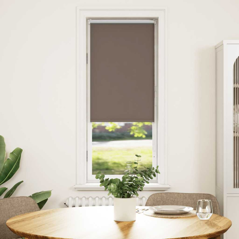 vidaXL Roleta zatemňovací Káva 40x130 cm Šířka látky 35,7 cm Polyester