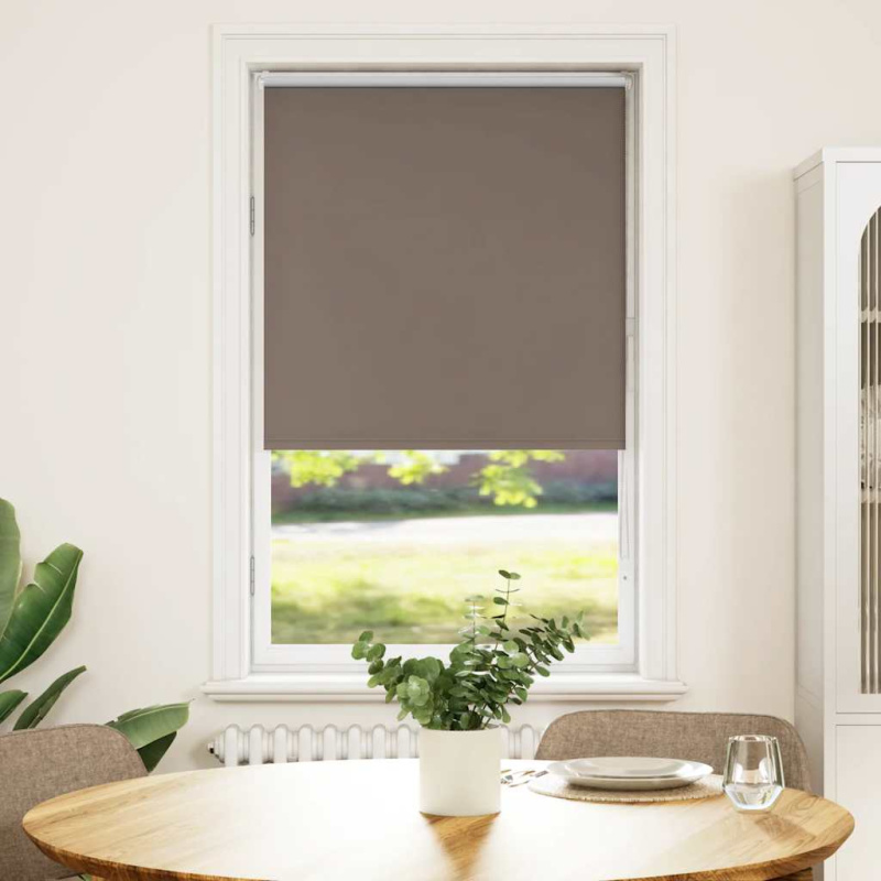 vidaXL Roleta zatemňovací Káva 40x130 cm Šířka látky 35,7 cm Polyester