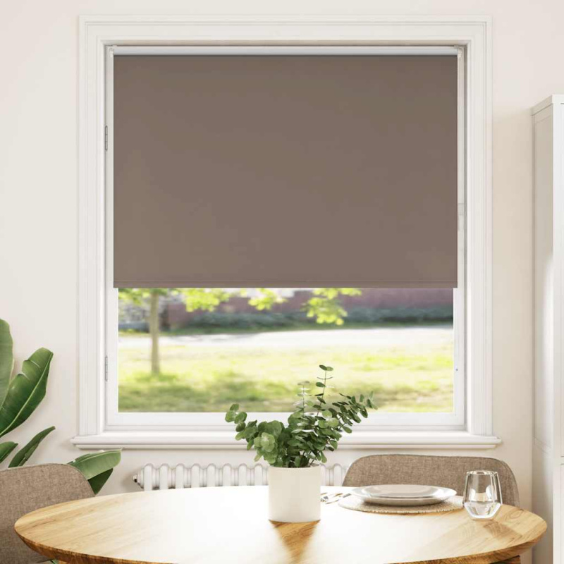 Roleta Zatemňovací Káva 115X150Cm Šířka Látky 110,7Cm Polyester Kávová