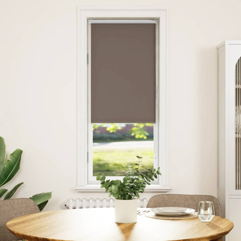 vidaXL Roleta zatemňovací Káva 40x175 cm Šířka látky 35,7 cm Polyester