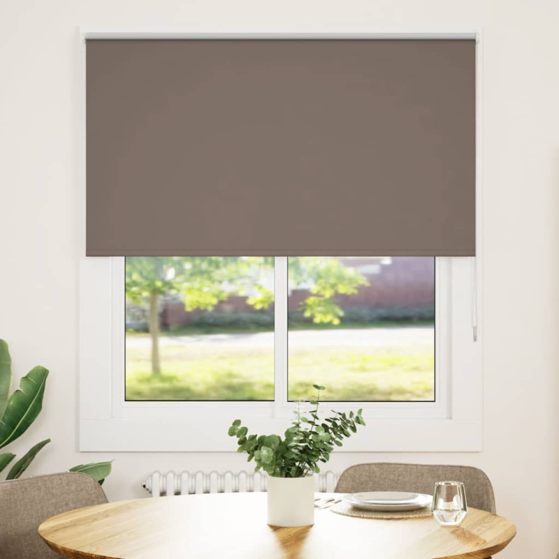 vidaXL Roleta zatemňovací Káva 120x175cm Šířka látky 116,6cm Polyester
