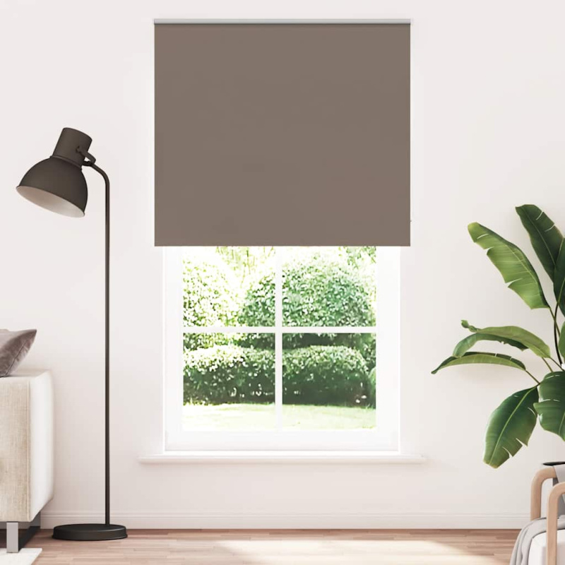 vidaXL Roleta zatemňovací Káva 115x230cm Šířka látky 110,7cm Polyester