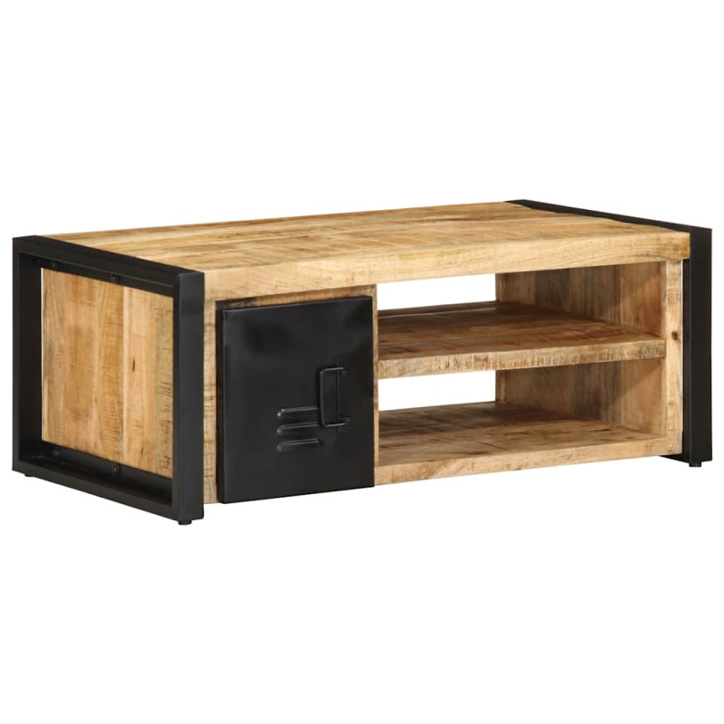 Konferenční Stolek 90X50X36 Cm Hrubý Mangovník - masivní hrubé mangovníkové dřevo