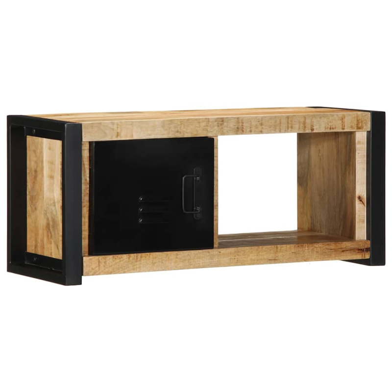 Tv Skříňka 80X30X35 Cm Masivní Hrubý Mangovník - masivní recyklované dřevo