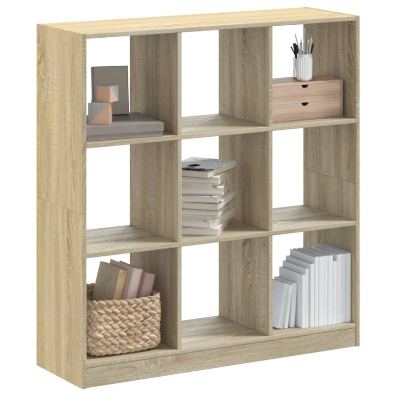Knihovna 102 X 32 X Kompozitní Dřevo Dub Sonoma - 108 cm / 102 cm