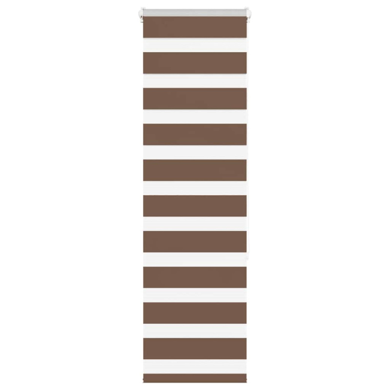 Zebra roleta hnědá 95x230 cm šířka látky 90,9 cm polyester