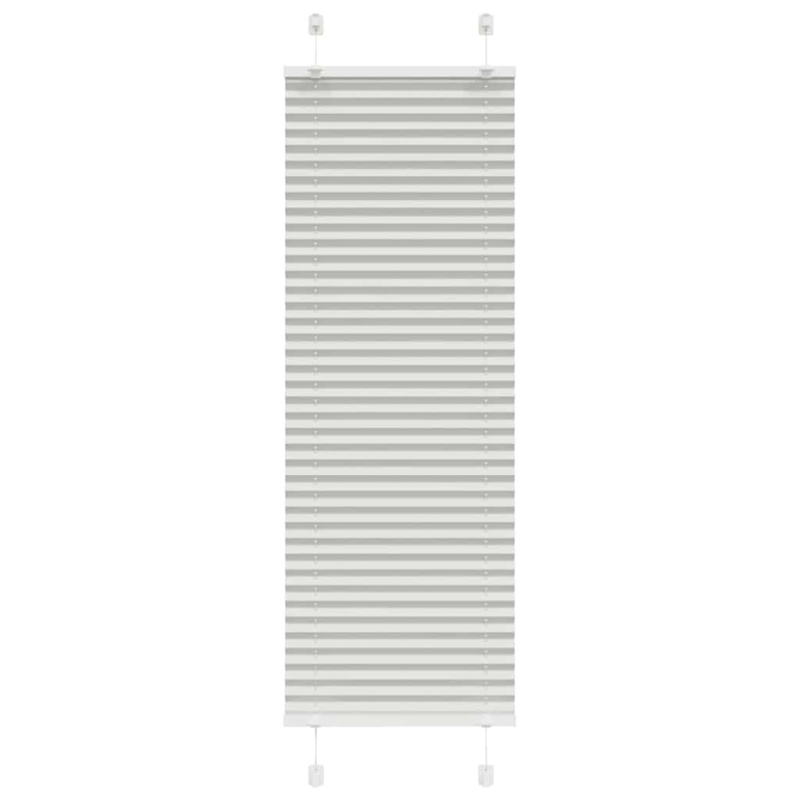 Plisovaná Roleta Šířka Látky 39,4 Cm Světle Šedá - 65 x 100 cm