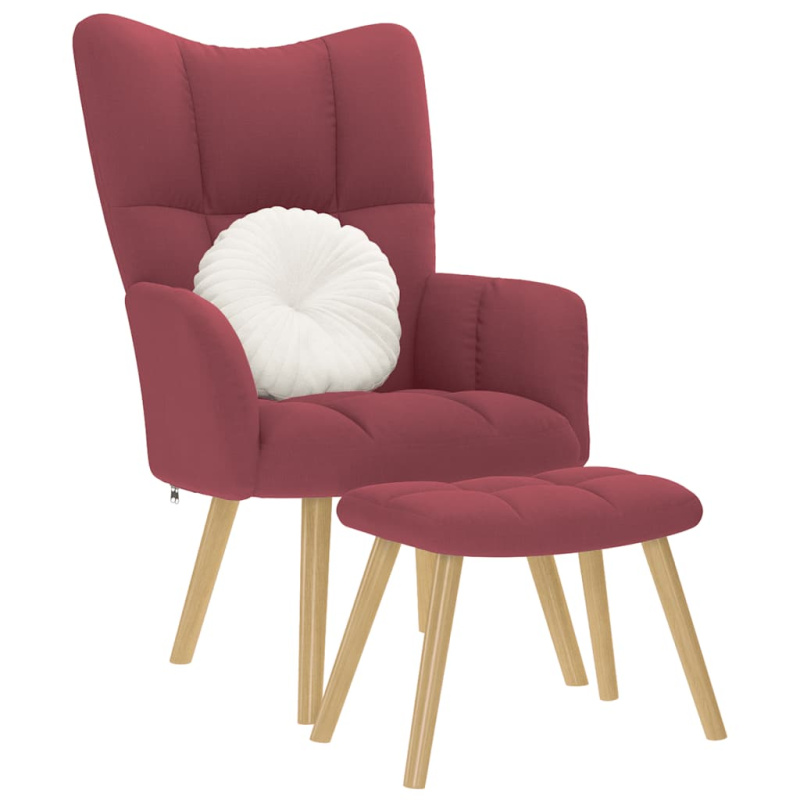Relaxační Křeslo Textil - Obláčkově šedá / Bez podnožky