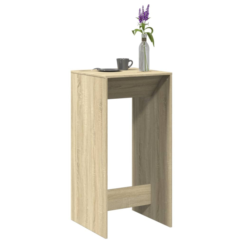 Barový Stůl 51 X 50 X 103,5 Cm Kompozitní Dřevo - Kouřový dub / 102 cm