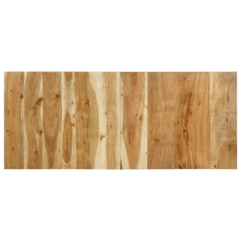 Čelo Postele 120 Cm Masivní Dřevo Akácie - masivní akáciové dřevo / 200 x 1.5 x 50 cm