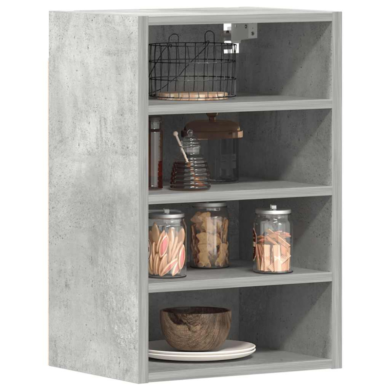 Horní Skříňka Betonově Šedá 40X29,5X60 Cm Dřevotříska Betonová Šedá