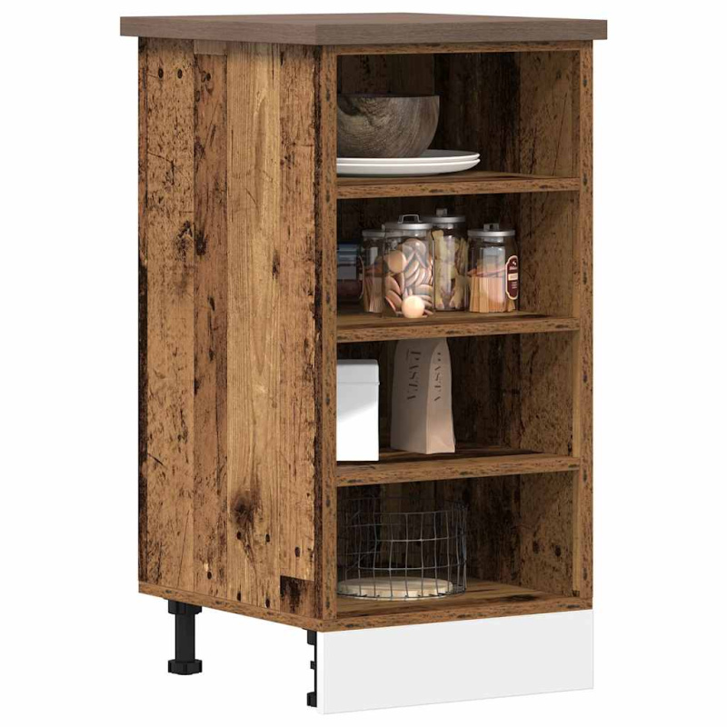 Spodní Skříňka Old Wood 40X44,5X81,5 Cm Kompozitní Dřevo Staré Dřevo