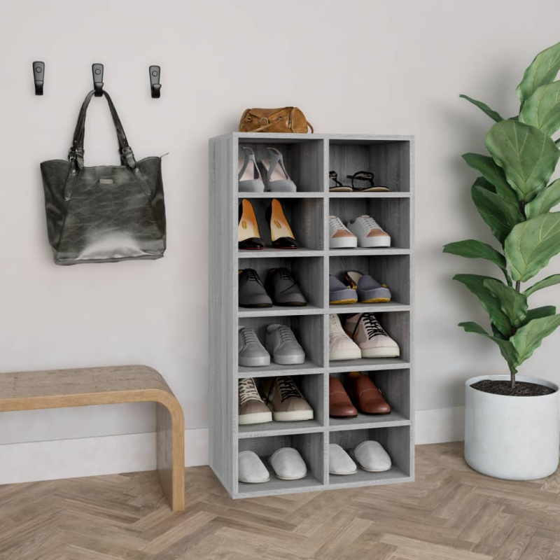 Botník Šedý Sonoma 54 X 34 X 100,5 Cm Kompozitní Dřevo - dub artisan