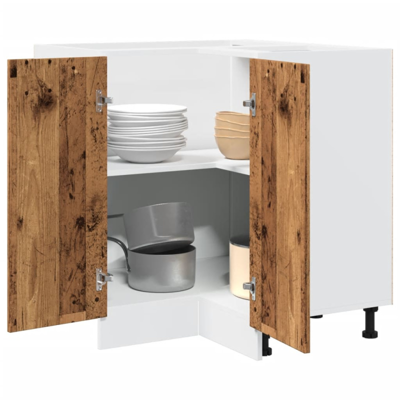 Kuchyňská Skříňka Old Wood 75,5X75,5X81,5 Cm Kompozitní Dřevo Staré Dřevo