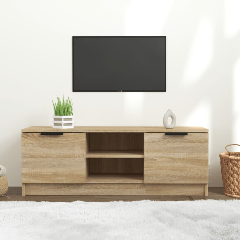 Tv Skříňka 102 X 35 X 36,5 Cm Kompozitní Dřevo - Staré dřevo