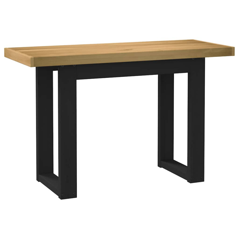 Psací Stůl Noain Na Nohách Ve Tvaru U 120X50X75 Cm Borovice - Ve tvaru písmene A