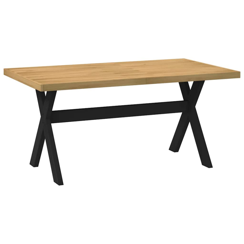 Jídelní Stůl Noain Na Nohách 160X90X75 Cm Borovice - 160 cm / ve tvaru X