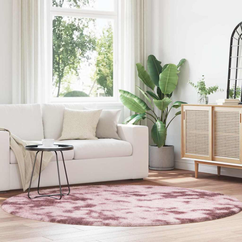 Koberec Shaggy S Vysokým Vlasem Navarra Dusty Pink - Obdélník / 240 x 340 cm