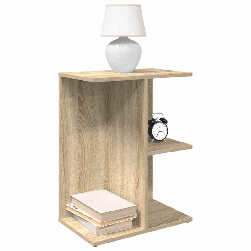 Noční Stolky 2 Ks 46,5X29X61 Cm Kompozitní Dřevo - Staré dřevo / 1