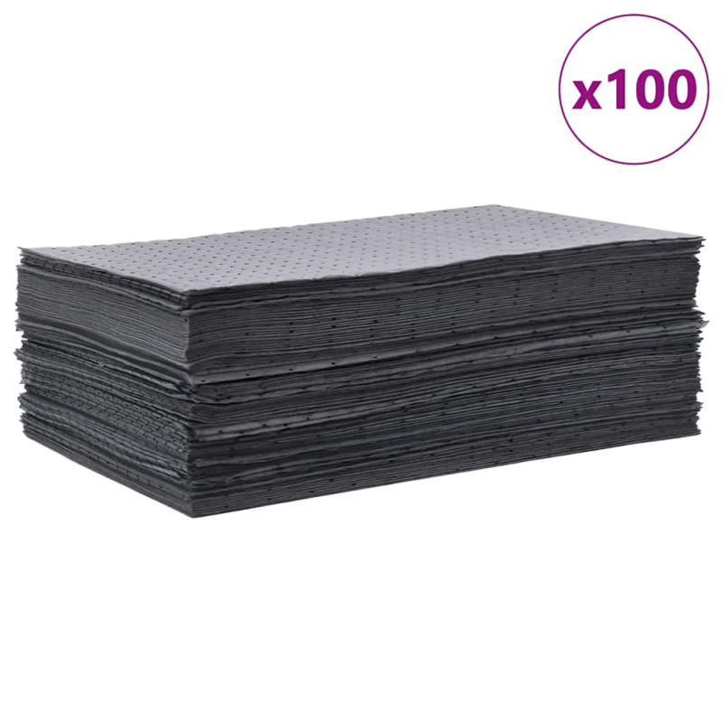 Olejové Absorpční Podložky 100 Ks Šedé 40X50 Cm - 100