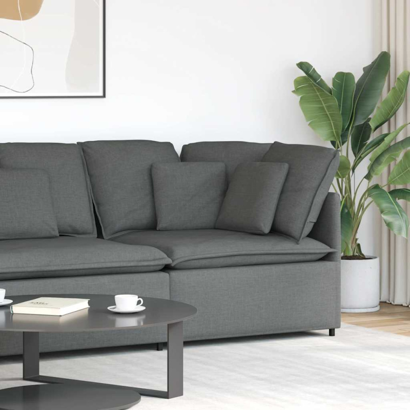 Modulární Rohový Modul Pohovky S Polštáři 100 Cm - vínová červená / end sofa