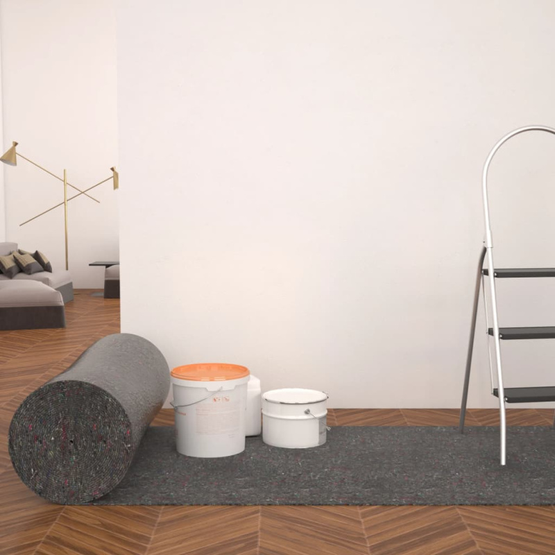 Protiskluzové Folie, Malířský Fleece, 50 M 280 G/M², Šedá - 2 / 2532 cm(280 g/m²)