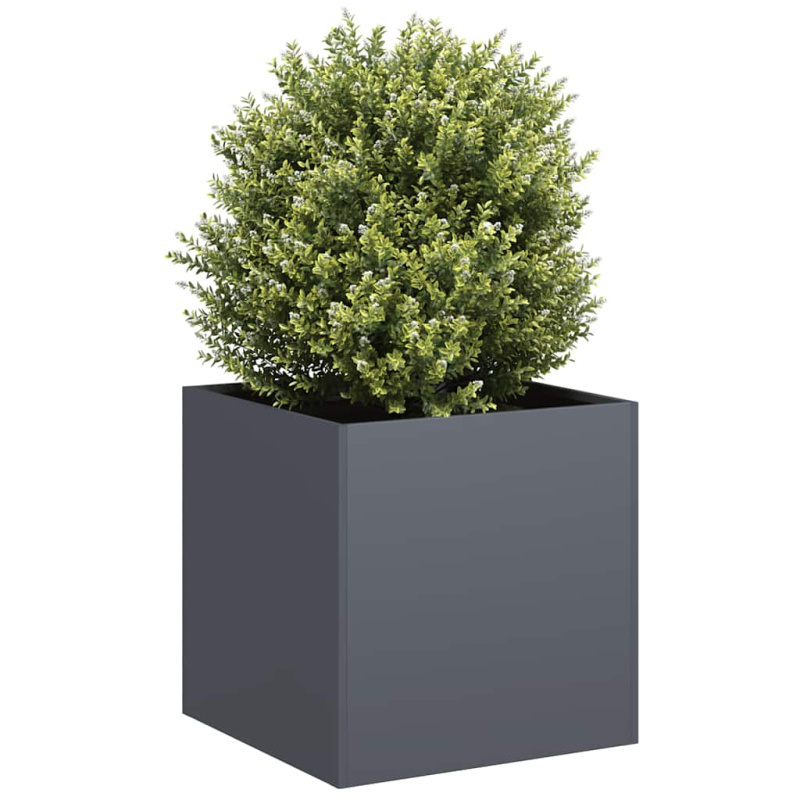 Truhlík Antracitový Ocel Válcovaná Za Studena Ocel/Antracitový - 360 x 40 x 40 cm