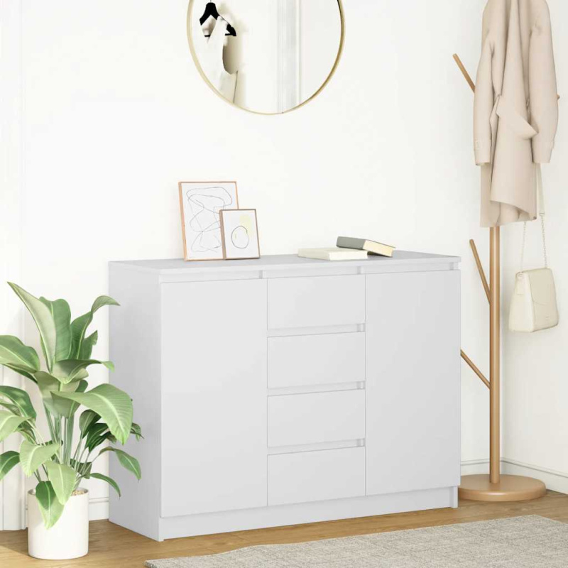 vidaXL Příborník se zásuvkami Hnědý dub 100,5x35x76cm kompozitní dřevo