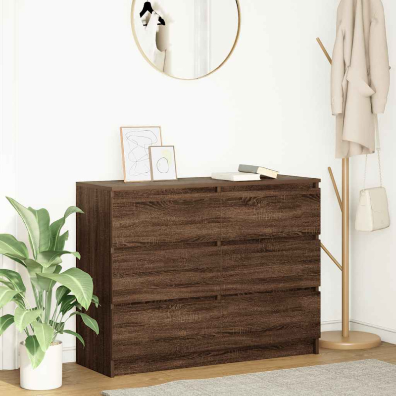 vidaXL Příborník starého dřeva 100x35x76 cm Dřevěná konstrukce