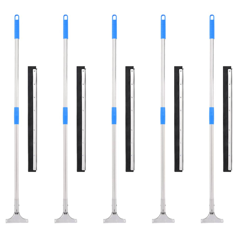 Stěrky Na Podlahu 5 Ks 60,5 X 119,5 Cm Ocel A Guma - 1 / 60 x 122.5 cm