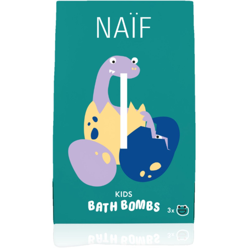 Naif Kids Bath Bombs koupelová bomba pro děti 3x40 g
